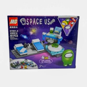 لگو فضایی SPACE US مدل 3-Among Us – ساختنی ۴ در ۱ با بیش از ۹۰ قطعه برای کودکان ۶ سال به بالا