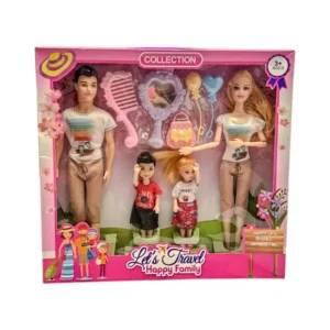 ست خانواده عروسکی مدل Happy Family