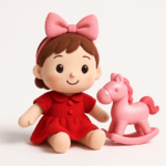 تصویر عروسک در فروشگاه رنگین تویز