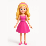 تصویر اسباب بازی باربی در فروشگاه رنگین تویز