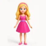 تصویر اسباب بازی باربی در فروشگاه رنگین تویز