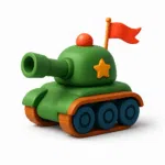 تصویر جنگی در فروشگاه رنگین تویز